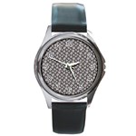 Little Spring Blossom  Round Metal Watch