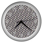 Little Spring Blossom  Wall Clock (Silver)