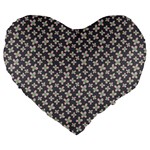 Little Spring Blossom  Large 19  Premium Heart Shape Cushion