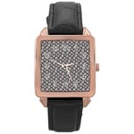 Little Spring Blossom  Rose Gold Leather Watch 