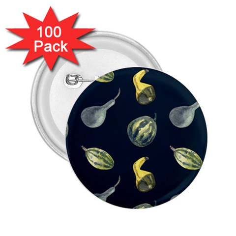 Vintage Vegetables Zucchini 2.25  Button (100 pack) from ArtsNow.com Front