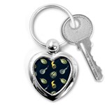 Vintage Vegetables Zucchini Key Chain (Heart)