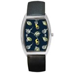 Vintage Vegetables Zucchini Barrel Style Metal Watch