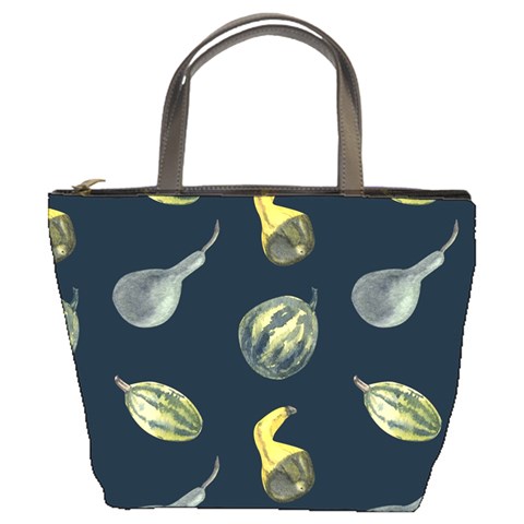 Vintage Vegetables Zucchini Bucket Bag from ArtsNow.com Front