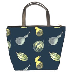 Vintage Vegetables Zucchini Bucket Bag from ArtsNow.com Back