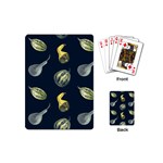 Vintage Vegetables Zucchini Playing Cards Single Design (Mini)