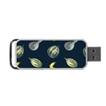 Vintage Vegetables Zucchini Portable USB Flash (One Side)