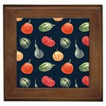 Vintage Vegetables  Framed Tile