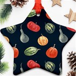 Vintage Vegetables  Ornament (Star)