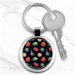 Vintage Vegetables  Key Chain (Round)