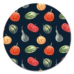 Vintage Vegetables  Magnet 5  (Round)