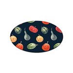 Vintage Vegetables  Sticker Oval (10 pack)