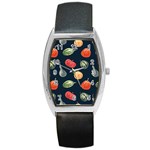 Vintage Vegetables  Barrel Style Metal Watch