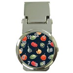 Vintage Vegetables  Money Clip Watch