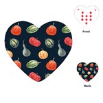 Vintage Vegetables  Playing Cards Single Design (Heart)