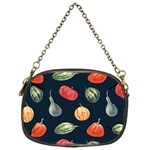 Vintage Vegetables  Chain Purse (One Side)