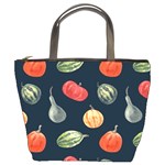 Vintage Vegetables  Bucket Bag