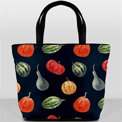 Vintage Vegetables  Bucket Bag from ArtsNow.com Back