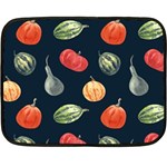 Vintage Vegetables  Fleece Blanket (Mini)