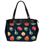 Vintage Vegetables  Oversize Office Handbag (2 Sides)