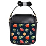 Vintage Vegetables  Girls Sling Bag