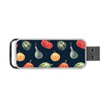 Vintage Vegetables  Portable USB Flash (One Side)