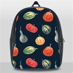 Vintage Vegetables  School Bag (XL)