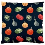 Vintage Vegetables  Large Flano Cushion Case (One Side)