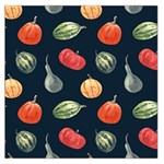 Vintage Vegetables  Square Satin Scarf (36  x 36 )