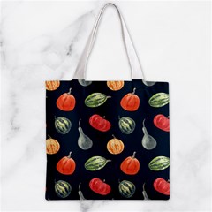 Vintage Vegetables  Zipper Grocery Tote Bag from ArtsNow.com Front