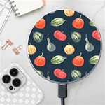 Vintage Vegetables  Wireless Fast Charger(White)