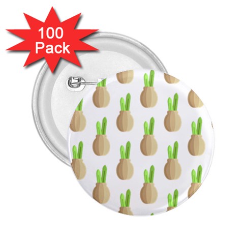 Succulent Vases  2.25  Button (100 pack) from ArtsNow.com Front