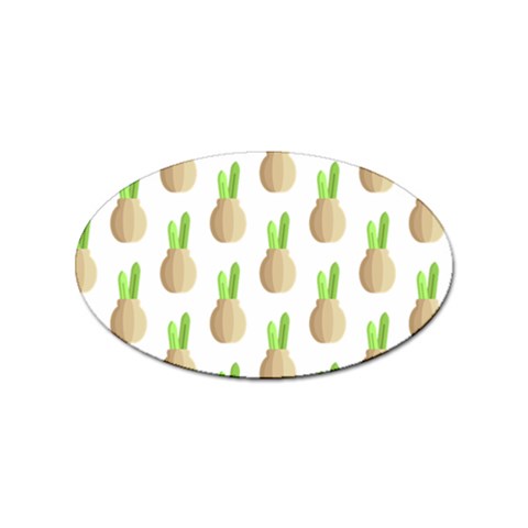 Succulent Vases  Sticker Oval (10 pack) from ArtsNow.com Front