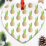 Succulent Vases  Heart Ornament (Two Sides)