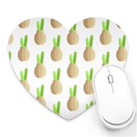 Succulent Vases  Heart Mousepad