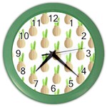 Succulent Vases  Color Wall Clock