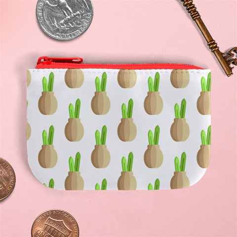 Succulent Vases  Mini Coin Purse from ArtsNow.com Front