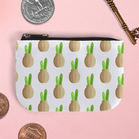 Succulent Vases  Mini Coin Purse from ArtsNow.com Front