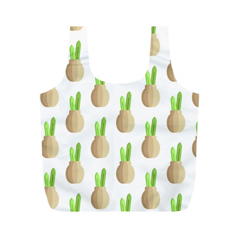 Succulent Vases  Full Print Recycle Bag (M) from ArtsNow.com Back