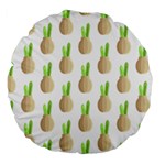 Succulent Vases  Large 18  Premium Flano Round Cushion 