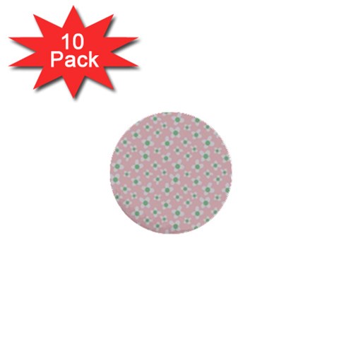 Pink Spring Blossom 1  Mini Button (10 pack)  from ArtsNow.com Front