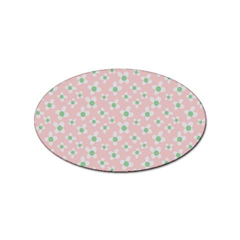 Pink Spring Blossom Sticker (Oval) from ArtsNow.com Front