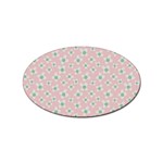 Pink Spring Blossom Sticker (Oval)