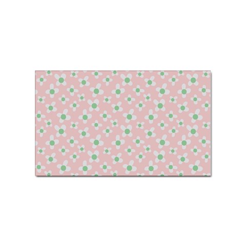 Pink Spring Blossom Sticker Rectangular (10 pack) from ArtsNow.com Front