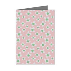 Pink Spring Blossom Mini Greeting Card from ArtsNow.com Left