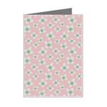 Pink Spring Blossom Mini Greeting Card