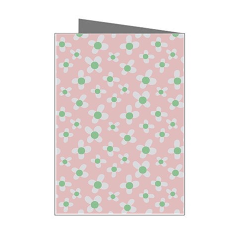 Pink Spring Blossom Mini Greeting Card from ArtsNow.com Right