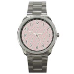 Pink Spring Blossom Sport Metal Watch