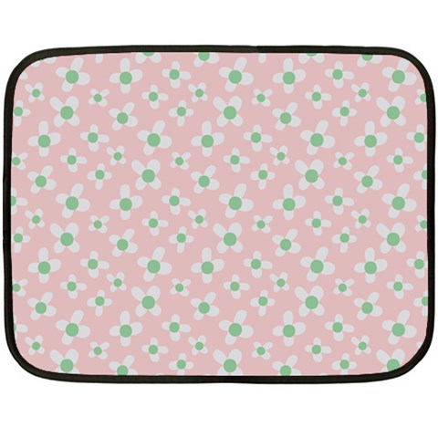 Pink Spring Blossom Double Sided Fleece Blanket (Mini) from ArtsNow.com 35 x27  Blanket Back