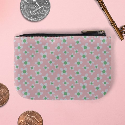 Pink Spring Blossom Mini Coin Purse from ArtsNow.com Back